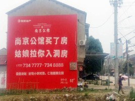 旺苍墙体广告在乡镇、农村市场的媒体优势