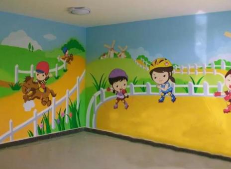 旺苍幼儿园墙体彩绘制作流程及注意事项
