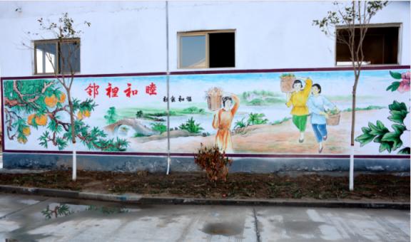 旺苍乡镇文化墙 乡风文明焕发新活力