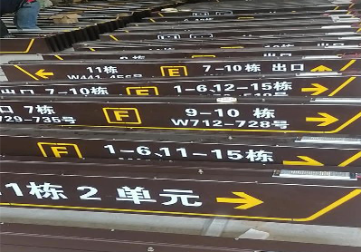 旺苍广告标识中，常见的几种安装方式。